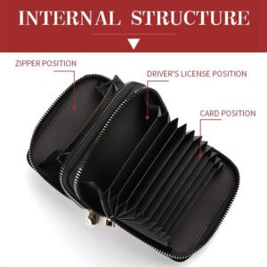 Leather Credit Card Holder ( Black )
