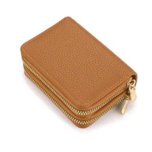 Leather Credit Card Holder ( Brown )